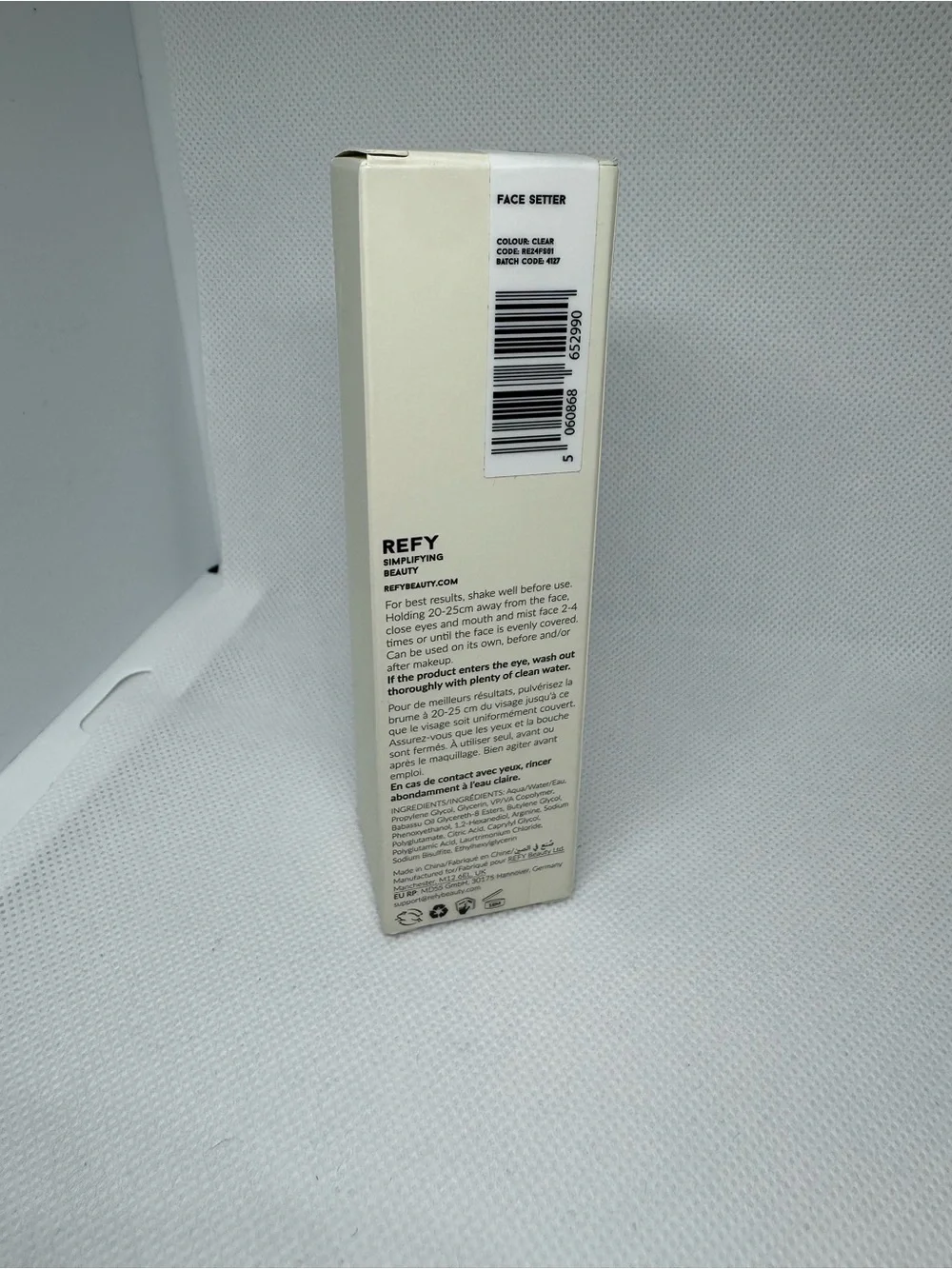 REFY lightweight setting